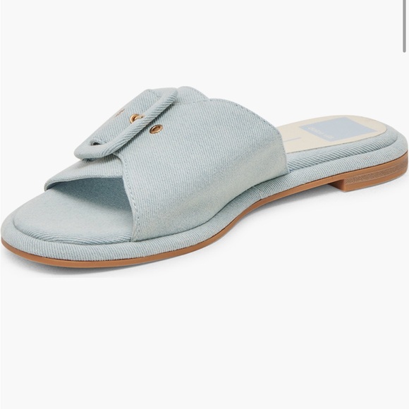 Dolce Vita Shoes - New Dolce Vita Anjani Buckle Slide Sandal Blue